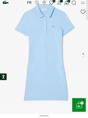 Lacoste Women’s Royal Blue Polo Midi Dress